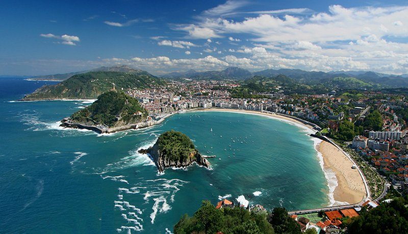 La Concha Beach (Playa de la Concha) in San Sebastian, Basque Country - photos, description, address with map, reviews, attractions in Spain